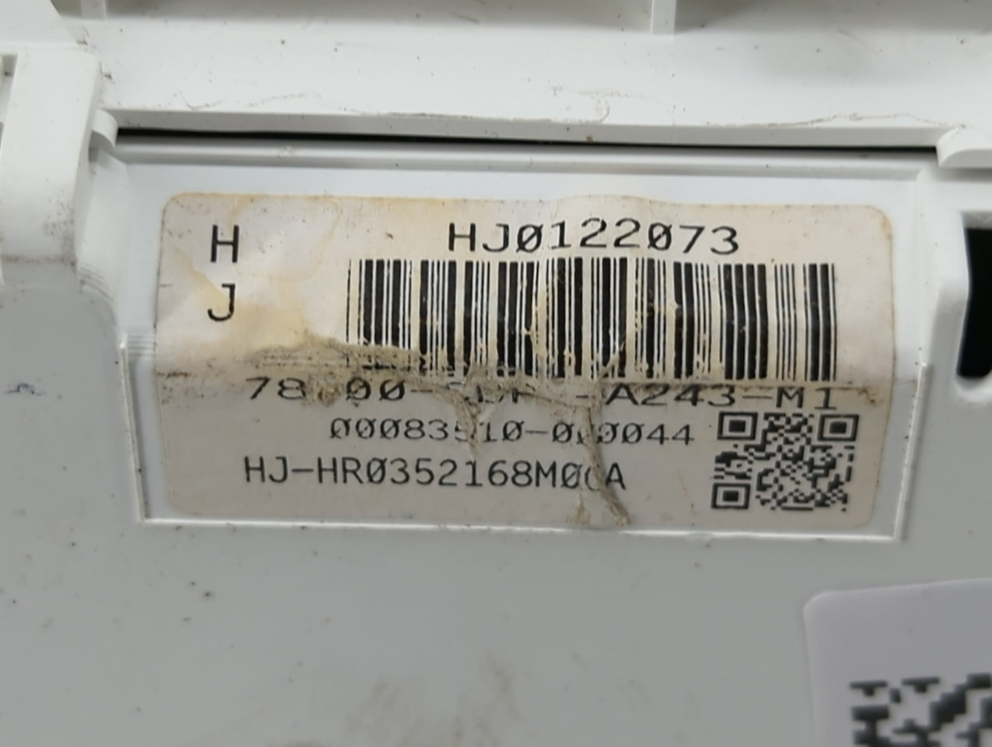 2003-2007 Honda Accord Instrument Cluster Speedometer Gauges P/N:78100-SDN-A243-M1 HR0352168M00A Miles: Fits OEM Used Auto P