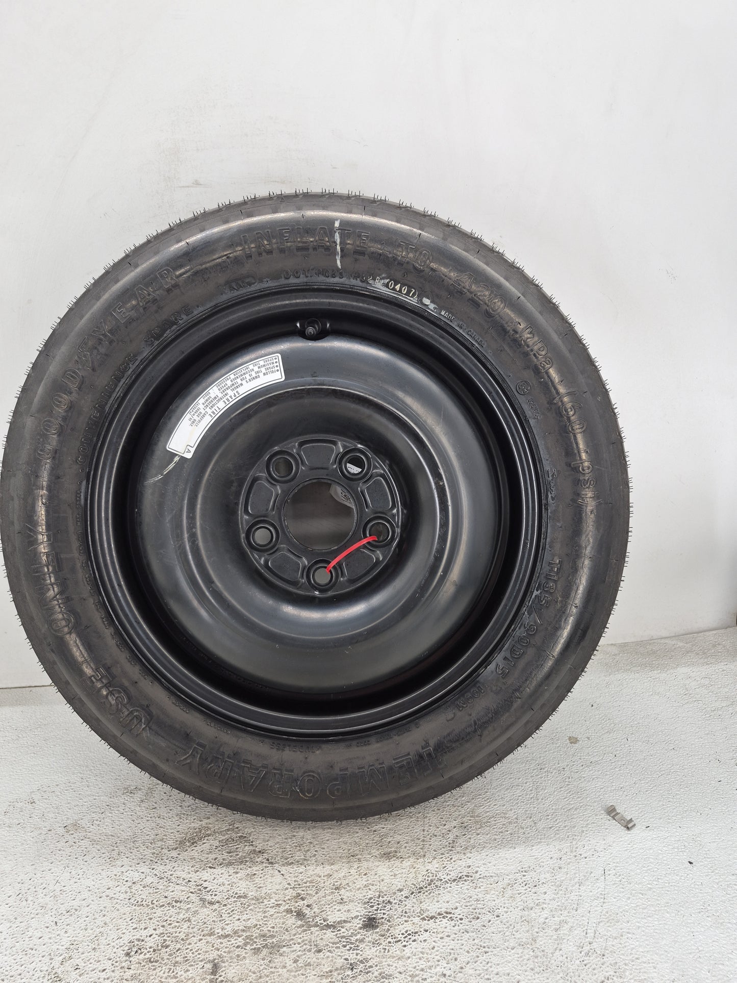 2003-2007 Honda Accord Spare Donut Tire Wheel Rim Oem 1461422 - Oemusedautoparts1.com
