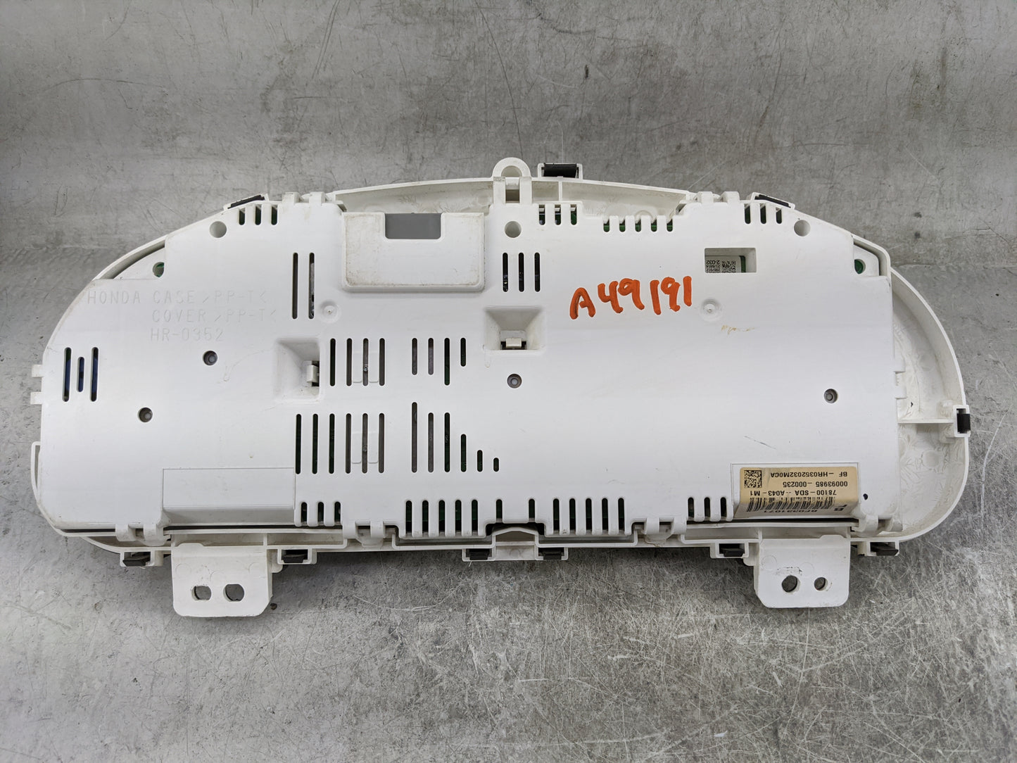 2003-2007 Honda Accord Instrument Cluster Speedometer Gauges P/N:78100-SDA-A043-M1 HR0352032M0CA Miles:124K Fits OEM Used Au