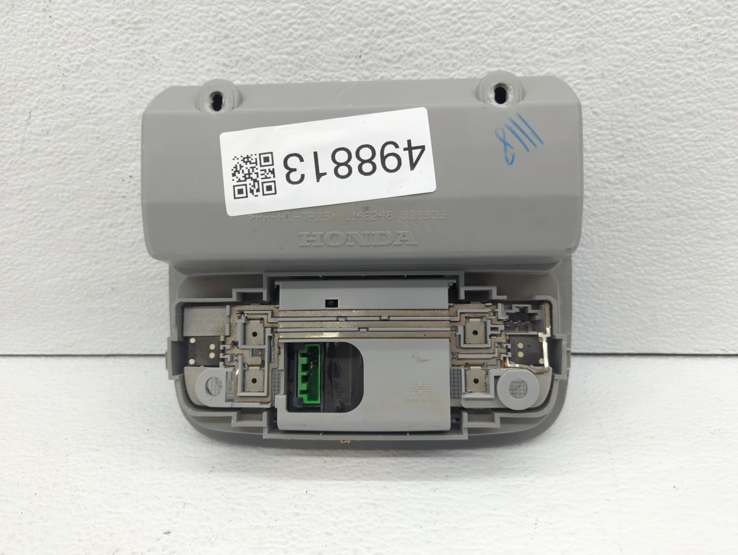 2007 Honda Accord Overhead Roof Console Grey - Oemusedautoparts1.com