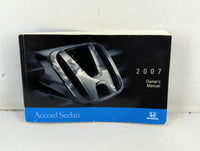2007 Honda Accord Owners Manual Book Guide P/N:00X31-SDA-6422 31SDA642 OEM Used Auto Parts - Oemusedautoparts1.com