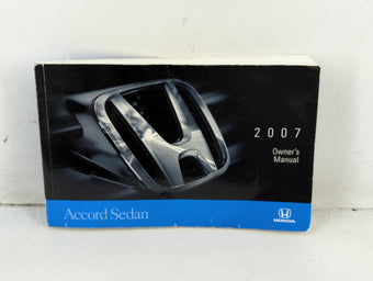 compare product 2007 Honda Accord Owners Manual Book Guide P/N:00X31-SDA-6422 31SDA642 OEM Used Auto Parts