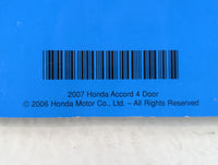 2007 Honda Accord Owners Manual Book Guide P/N:00X31-SDA-6422 31SDA642 OEM Used Auto Parts - Oemusedautoparts1.com