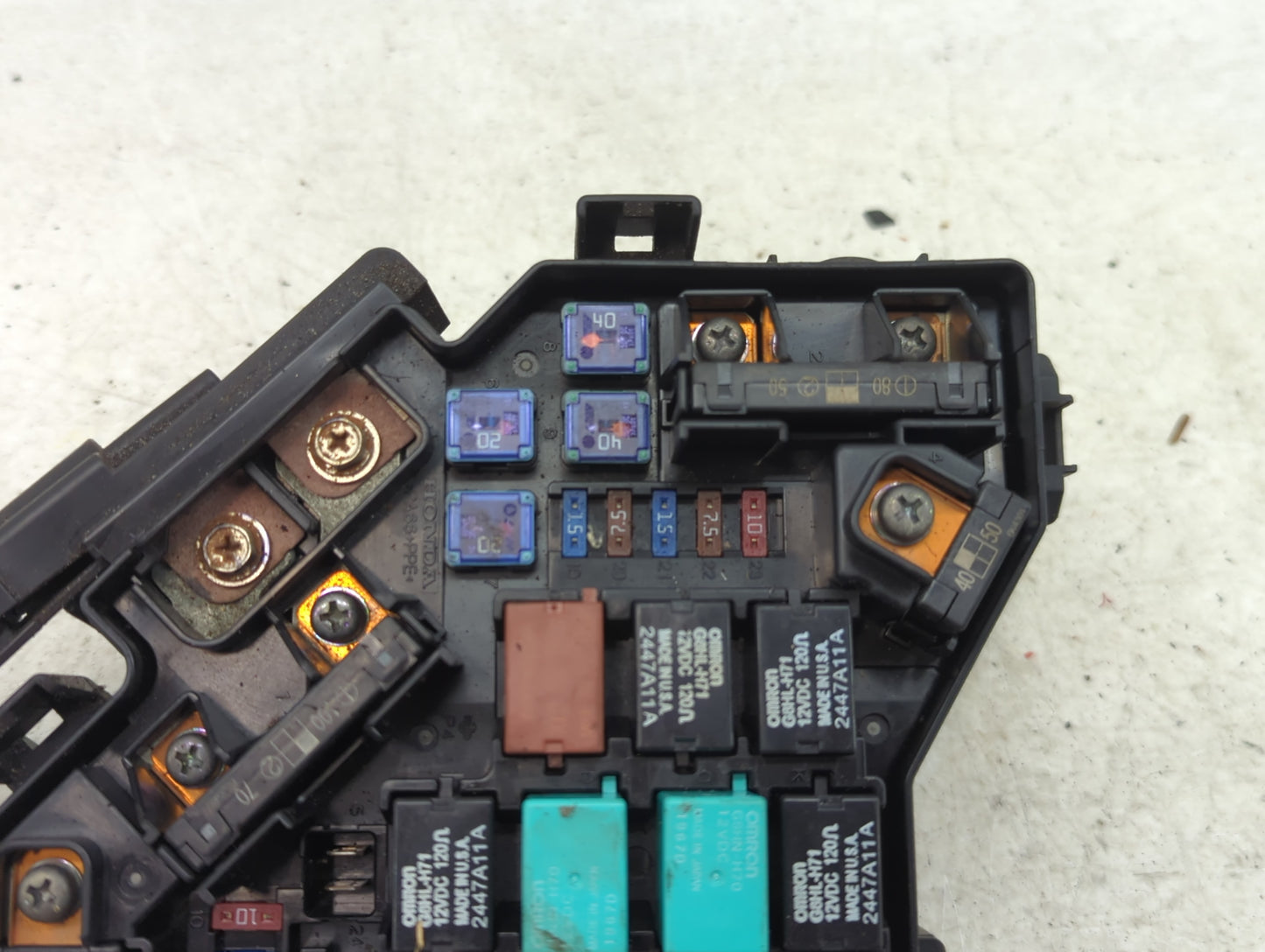 2006-2007 Honda Civic Fusebox Fuse Box Panel Relay Module Fits Fits 2006 2007 OEM Used Auto Parts - Oemusedautoparts1.com
