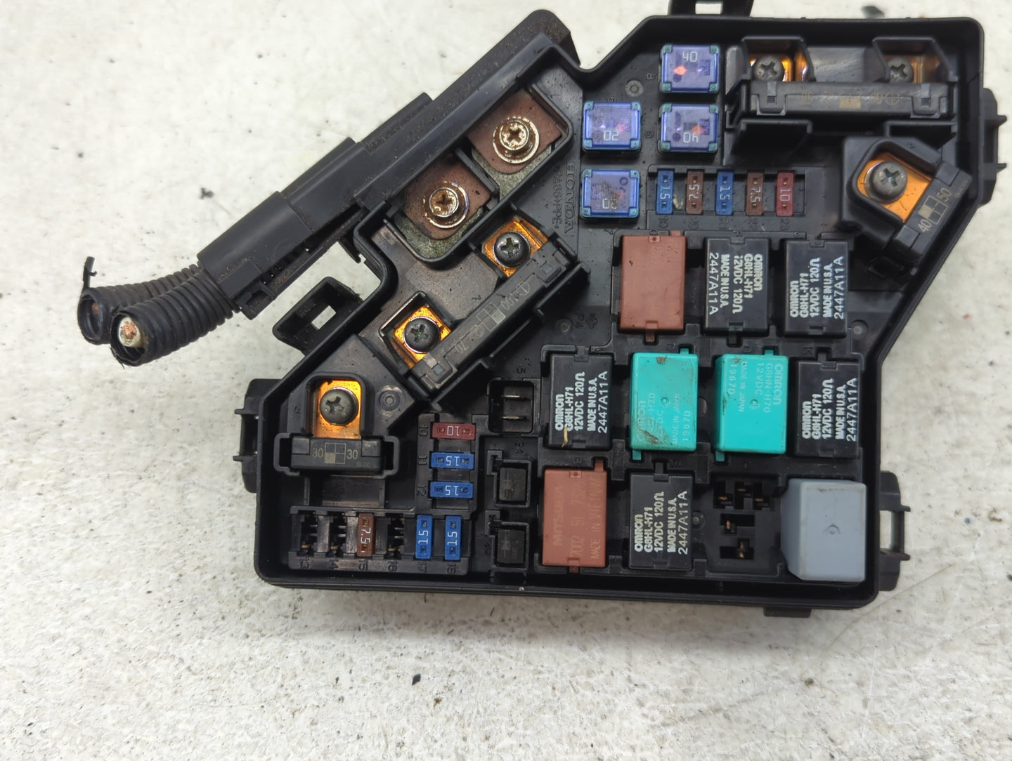 2006-2007 Honda Civic Fusebox Fuse Box Panel Relay Module Fits Fits 2006 2007 OEM Used Auto Parts - Oemusedautoparts1.com