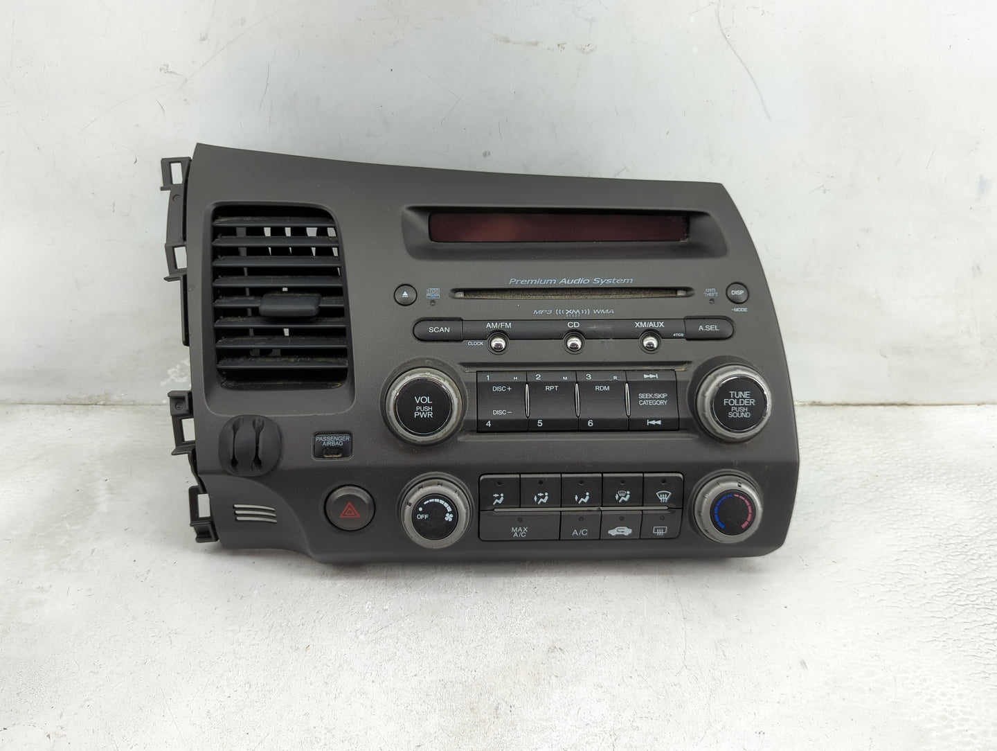 2006-2008 Honda Civic Radio AM FM Cd Player Receiver Replacement P/N:39100-SVB-A11 PH-2761C, 2861668517 Fits Fits 2006 2007 