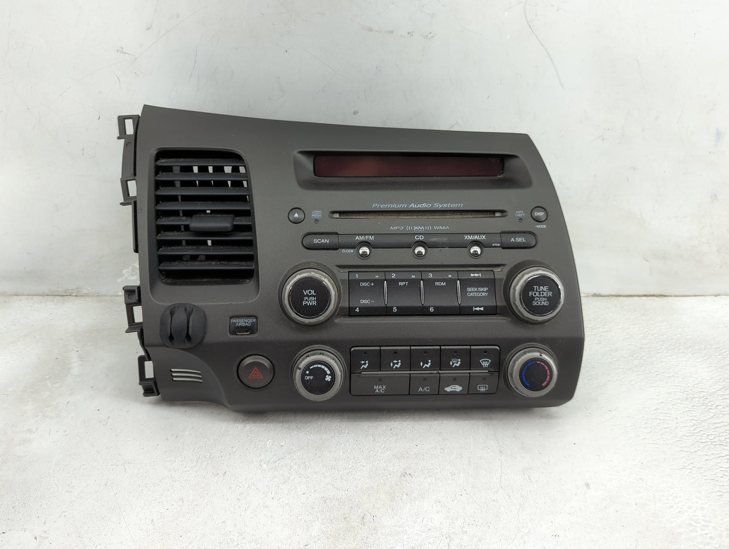 2006-2008 Honda Civic Radio AM FM Cd Player Receiver Replacement P/N:39100-SVB-A11 PH-2761C, 2861668517 Fits Fits 2006 2007 