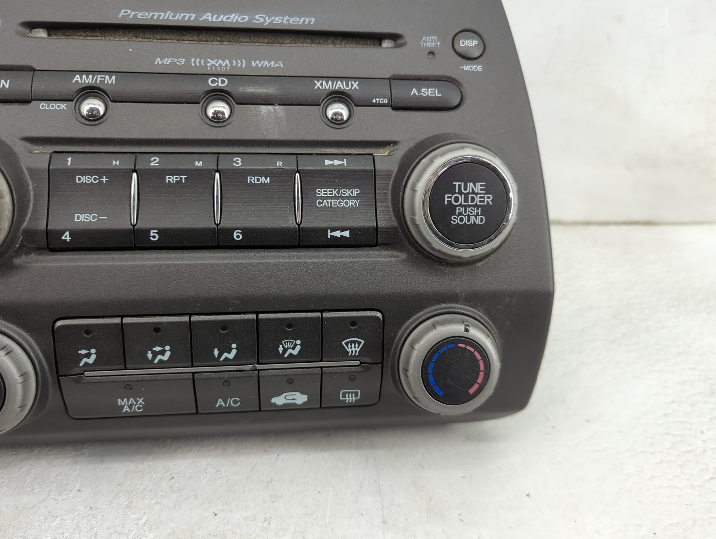 2006-2008 Honda Civic Radio AM FM Cd Player Receiver Replacement P/N:39100-SVB-A11 PH-2761C, 2861668517 Fits Fits 2006 2007 