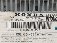 2006-2008 Honda Civic Radio AM FM Cd Player Receiver Replacement P/N:39100-SVB-A11 PH-2761C, 2861668517 Fits Fits 2006 2007 