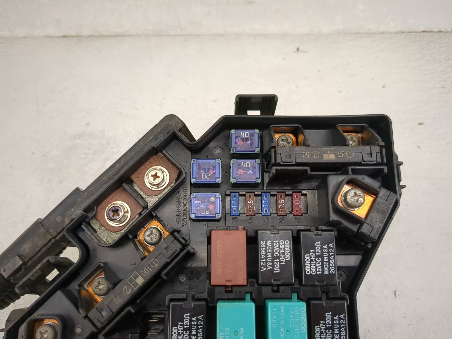 2007 Honda Civic Fusebox Fuse Box Panel Relay Module P/N:SVA-A120 Fits OEM Used Auto Parts - Oemusedautoparts1.com
