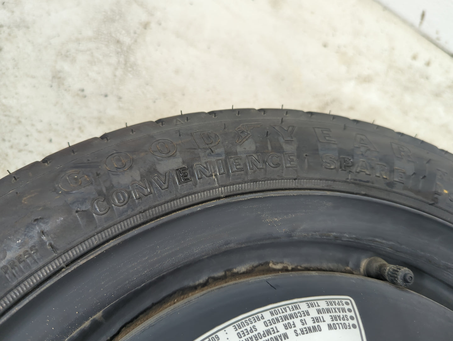 2006-2011 Honda Civic Spare Donut Tire Wheel Rim Oem 5035977 - Oemusedautoparts1.com