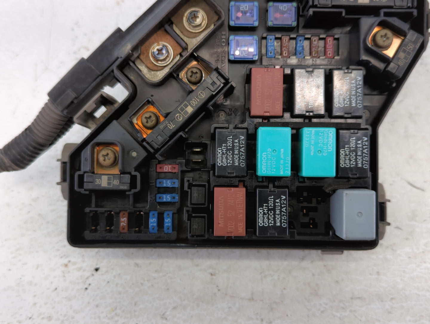 2007 Honda Civic Fusebox Fuse Box Panel Relay Module P/N:VAA2HK7G8 SVA-A210 Fits OEM Used Auto Parts - Oemusedautoparts1.com