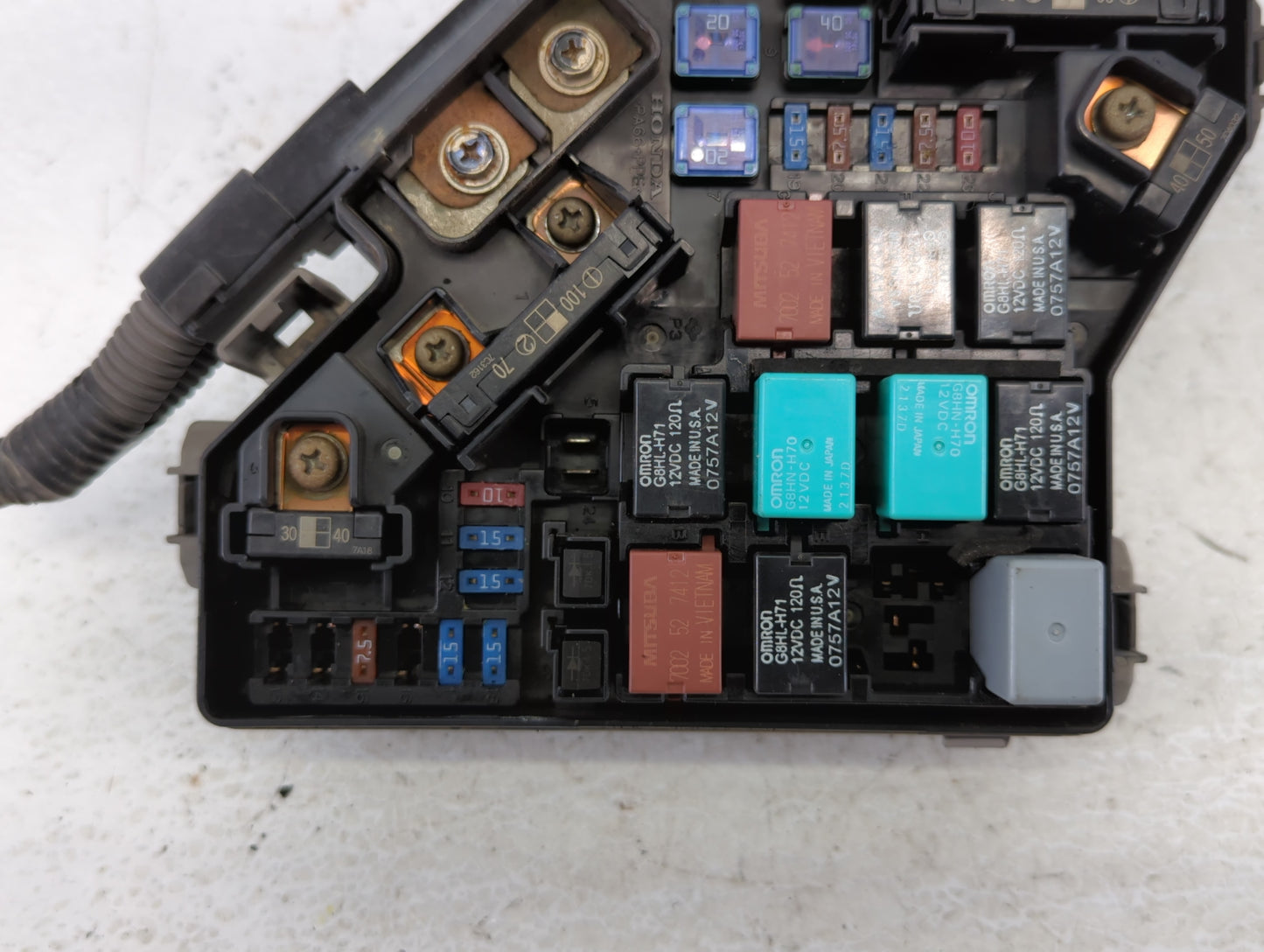 2007 Honda Civic Fusebox Fuse Box Panel Relay Module P/N:VAA2HK7G8 SVA-A210 Fits OEM Used Auto Parts - Oemusedautoparts1.com