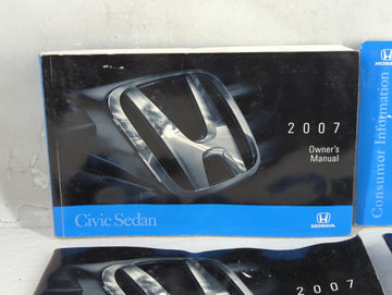 2007 Honda Civic Owners Manual Book Guide OEM Used Auto Parts