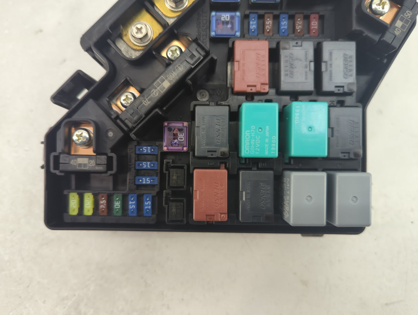 2007-2011 Honda Cr-V Fusebox Fuse Box Panel Relay Module P/N:SNAJ012 Fits Fits 2007 2008 2009 2010 2011 OEM Used Auto Parts 