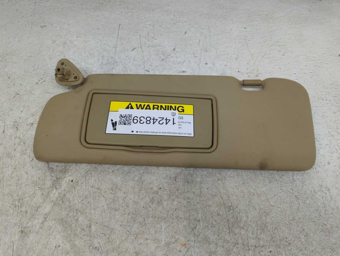 2007-2011 Honda Cr-V Sun Visor Shade Replacement Driver Left Mirror Fits Fits 2007 2008 2009 2010 2011 OEM Used Auto Parts -