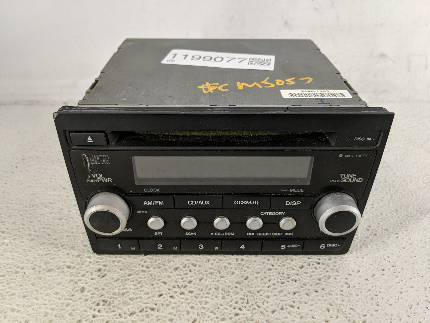 2007-2011 Honda Element Radio AM FM Cd Player Receiver Replacement P/N:39101-SCV-A310-M1 Fits Fits 2007 2008 2009 2010 2011 