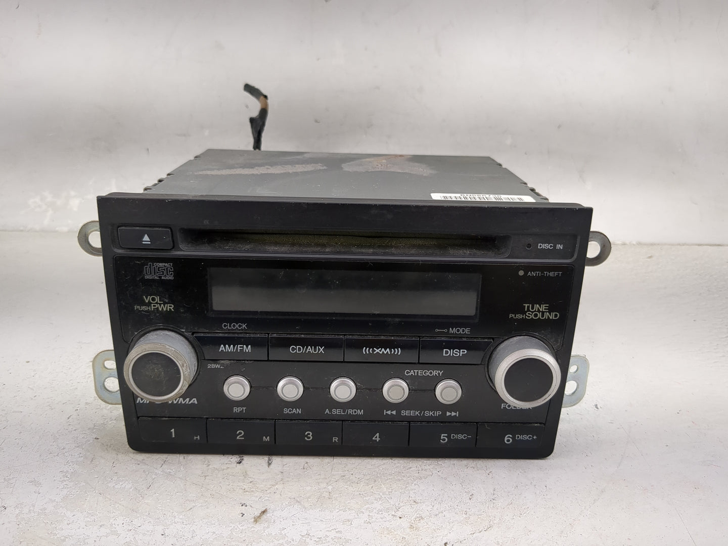 2007-2011 Honda Element Radio AM FM Cd Player Receiver Replacement P/N:39101-SCV-A310-M1 MF827A0 Fits OEM Used Auto Parts - 