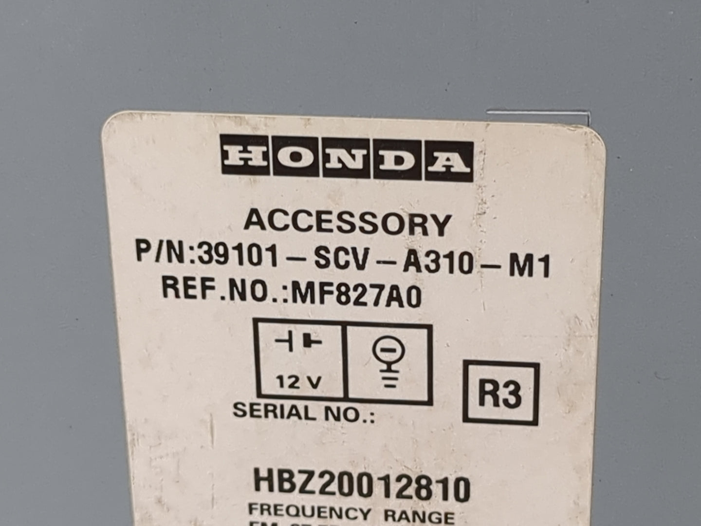 2007-2011 Honda Element Radio AM FM Cd Player Receiver Replacement P/N:39101-SCV-A310-M1 MF827A0 Fits OEM Used Auto Parts - 