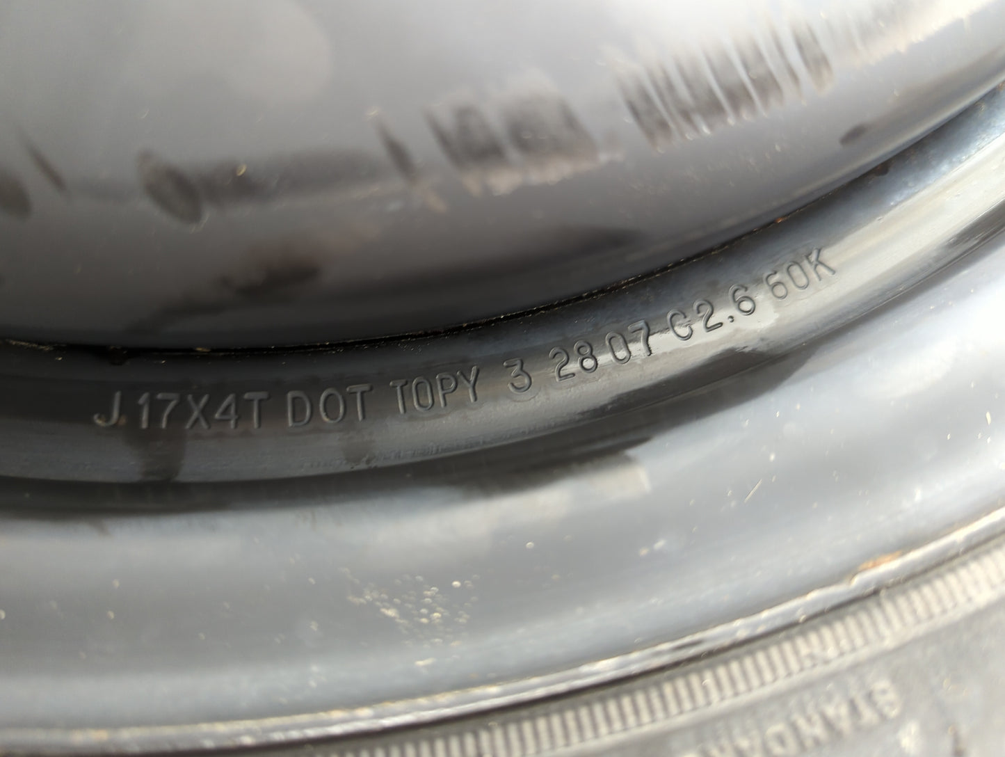 2005-2010 Honda Odyssey Spare Donut Tire Wheel Rim Oem - Oemusedautoparts1.com