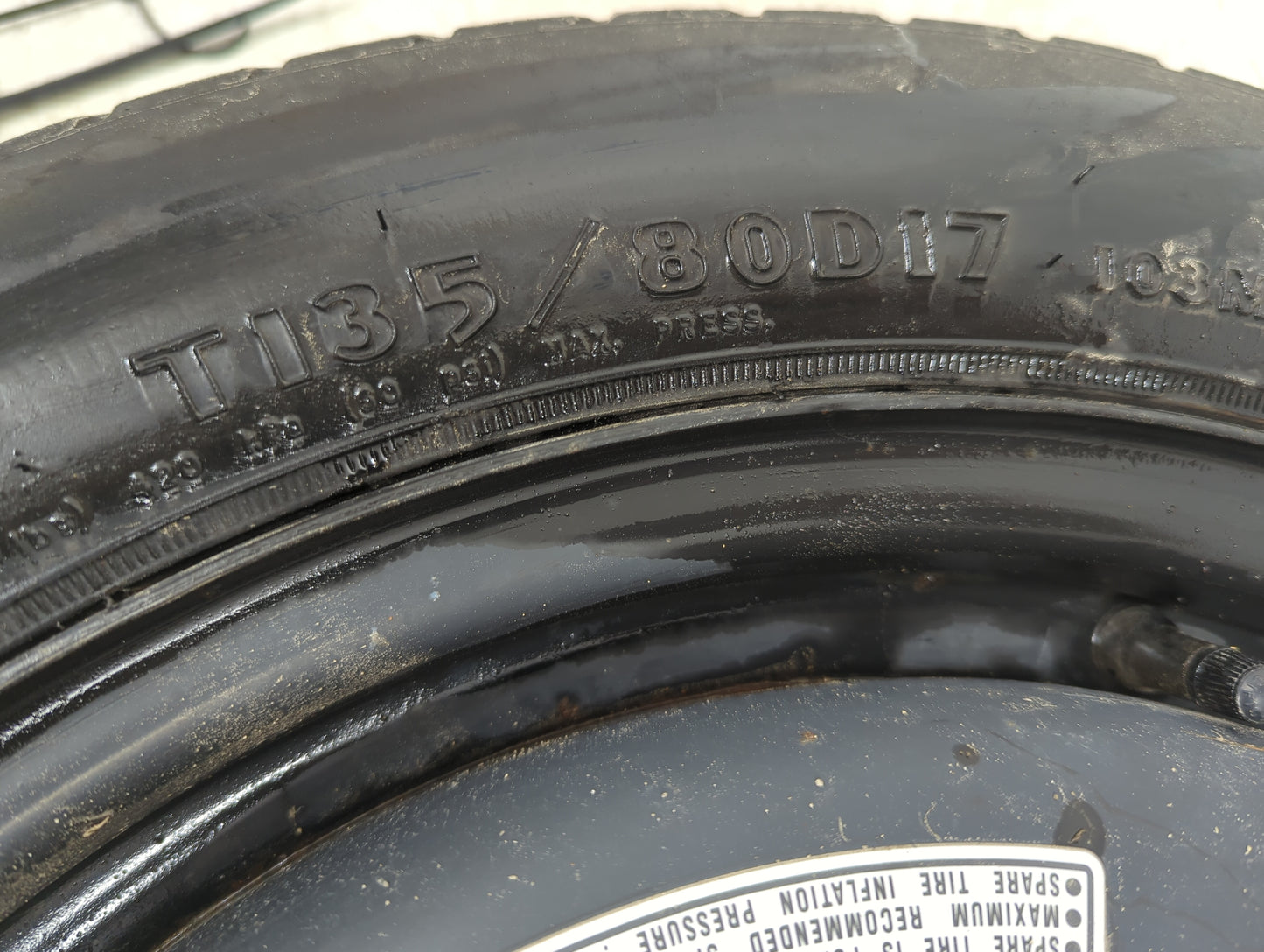 2005-2010 Honda Odyssey Spare Donut Tire Wheel Rim Oem - Oemusedautoparts1.com