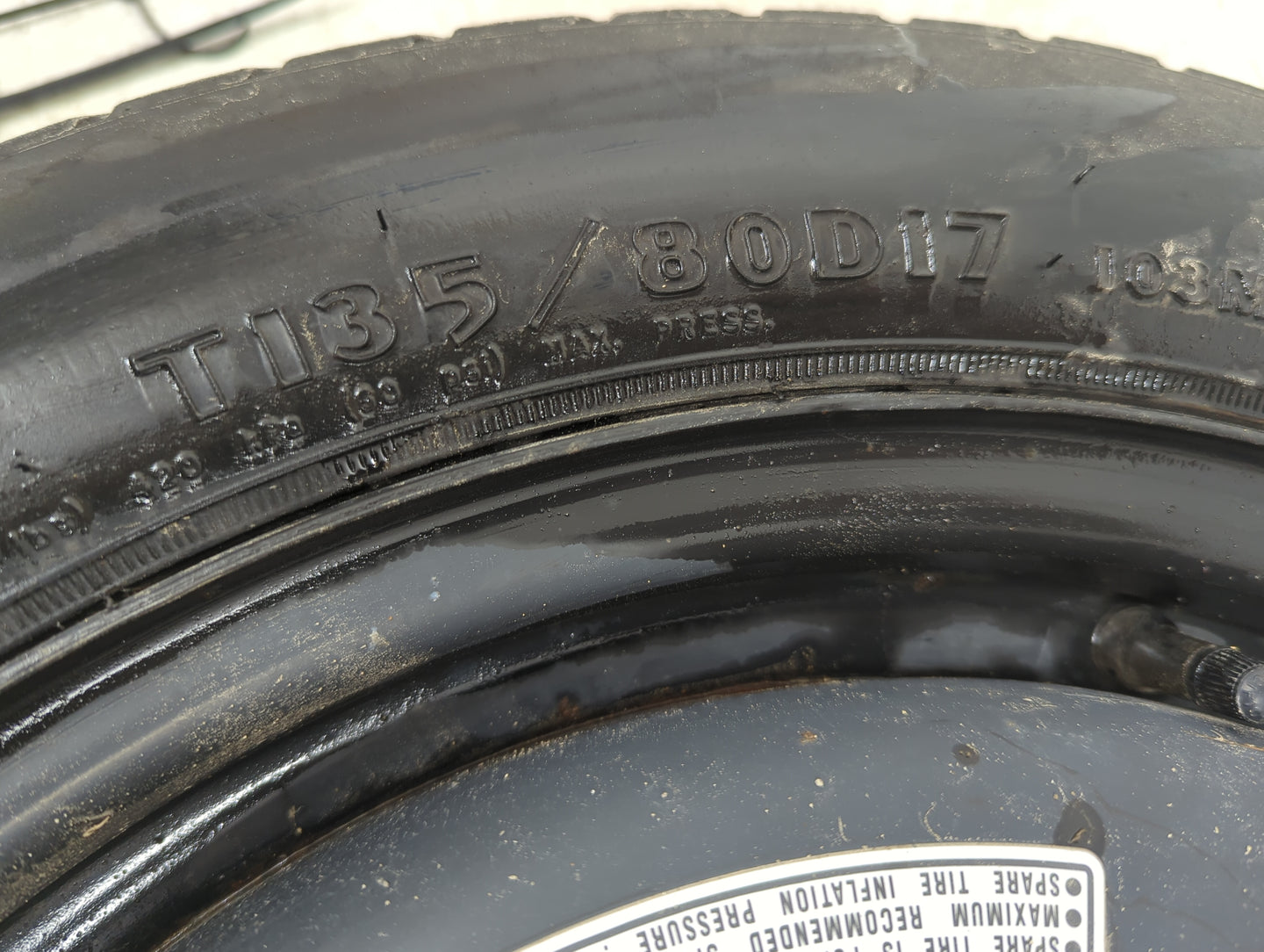 2005-2010 Honda Odyssey Spare Donut Tire Wheel Rim Oem - Oemusedautoparts1.com