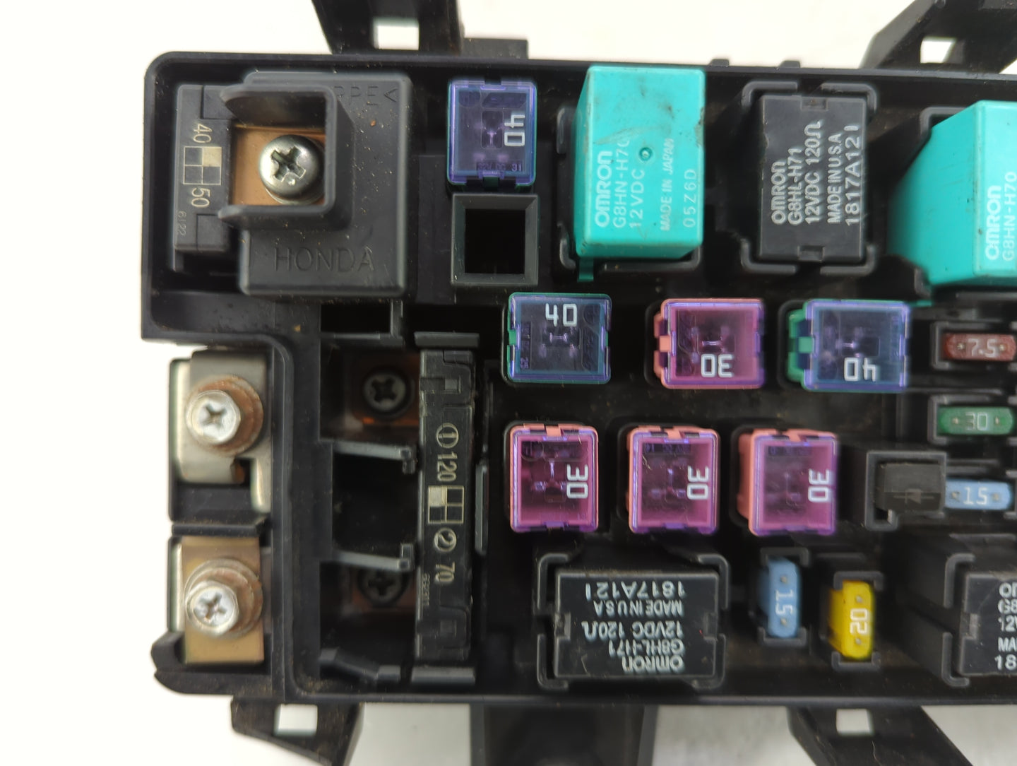 2005-2010 Honda Odyssey Fusebox Fuse Box Panel Relay Module P/N:38250SHJA22 Fits Fits 2005 2006 2007 2008 2009 2010 OEM Used