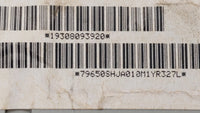 2005-2007 Honda Odyssey Climate Control Module Temperature AC/Heater Replacement P/N:79600SHJ-A012M1 Fits Fits 2005 2006 200