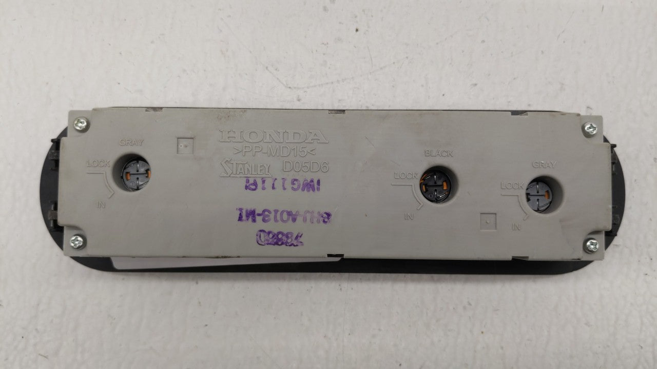 2005-2007 Honda Odyssey Climate Control Module Temperature AC/Heater Replacement P/N:79600SHJ-A012M1 Fits Fits 2005 2006 200