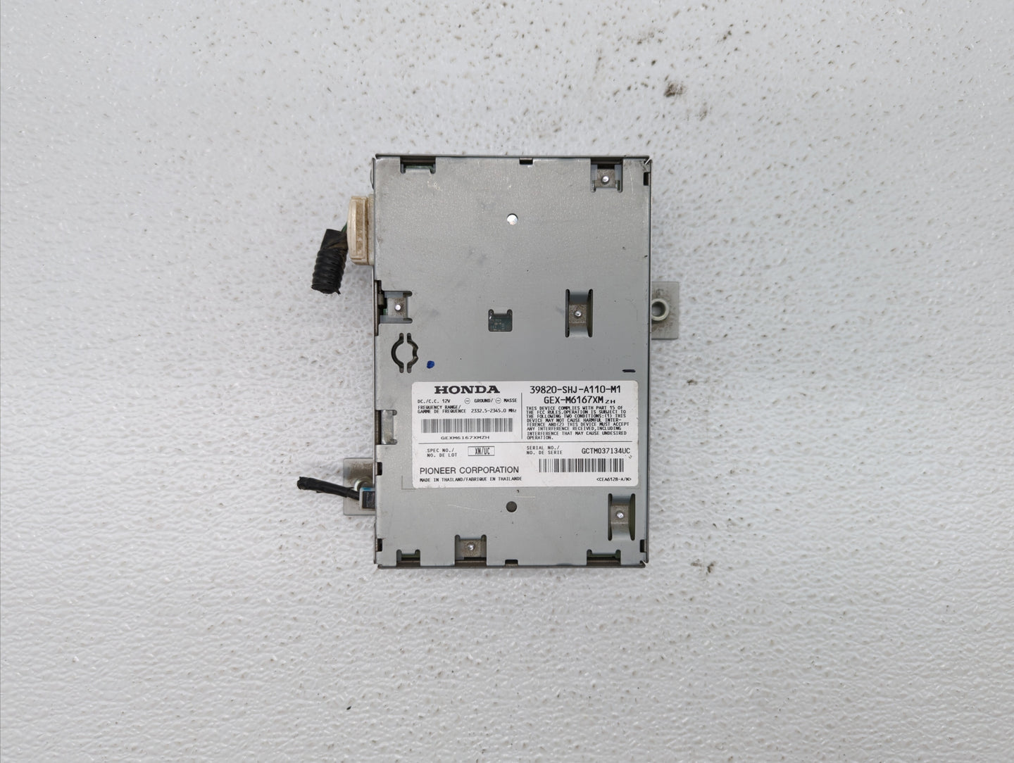 2007-2010 Honda Odyssey Radio AM FM Cd Player Receiver Replacement P/N:39820-SHJ-A110-M1 Fits Fits 2007 2008 2009 2010 OEM U