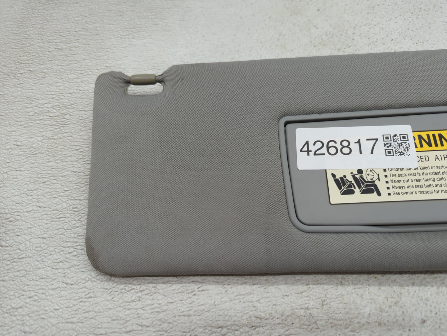 2006-2010 Honda Odyssey Sun Visor Shade Replacement Passenger Right Mirror Fits Fits 2006 2007 2008 2009 2010 OEM Used Auto 