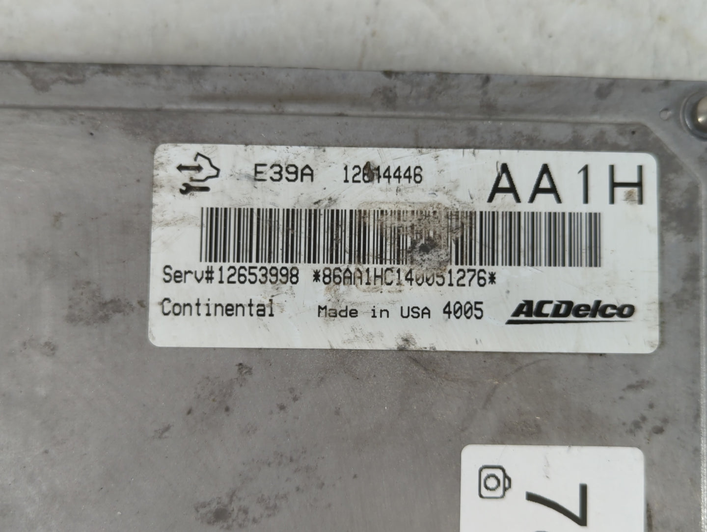 2007 Honda Odyssey PCM Engine Control Computer ECU ECM PCU OEM P/N:12653998 12614446 Fits OEM Used Auto Parts - Oemusedautop