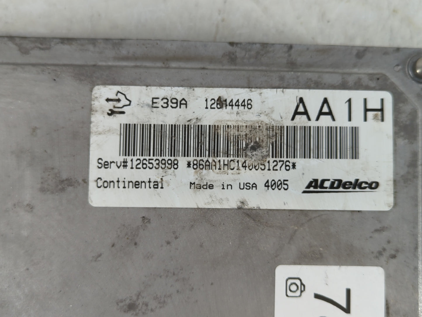 2007 Honda Odyssey PCM Engine Control Computer ECU ECM PCU OEM P/N:12653998 12614446 Fits OEM Used Auto Parts - Oemusedautop