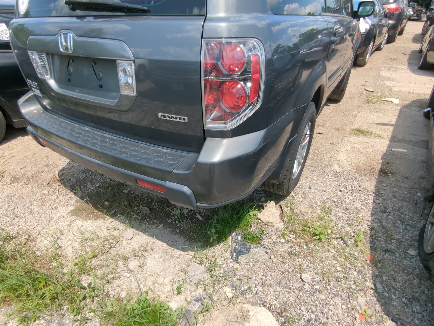 2006-2008 Honda Pilot Rear Bumper Assembly Oem - Oemusedautoparts1.com