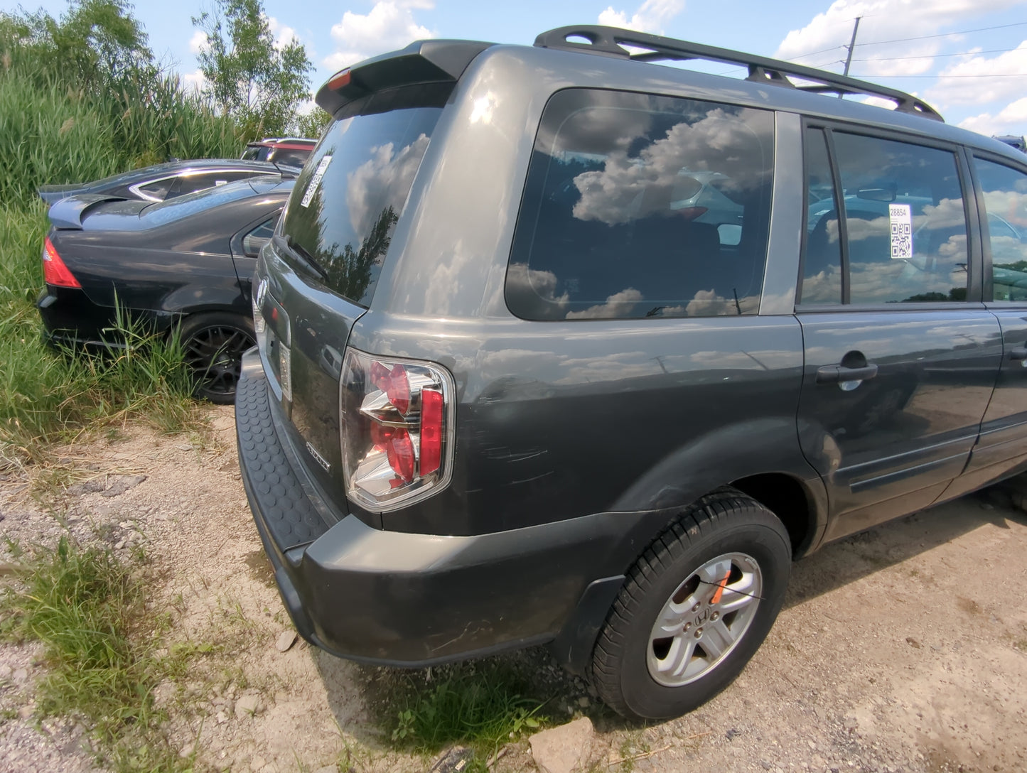 2006-2008 Honda Pilot Passenger Rear Door Oem - Oemusedautoparts1.com