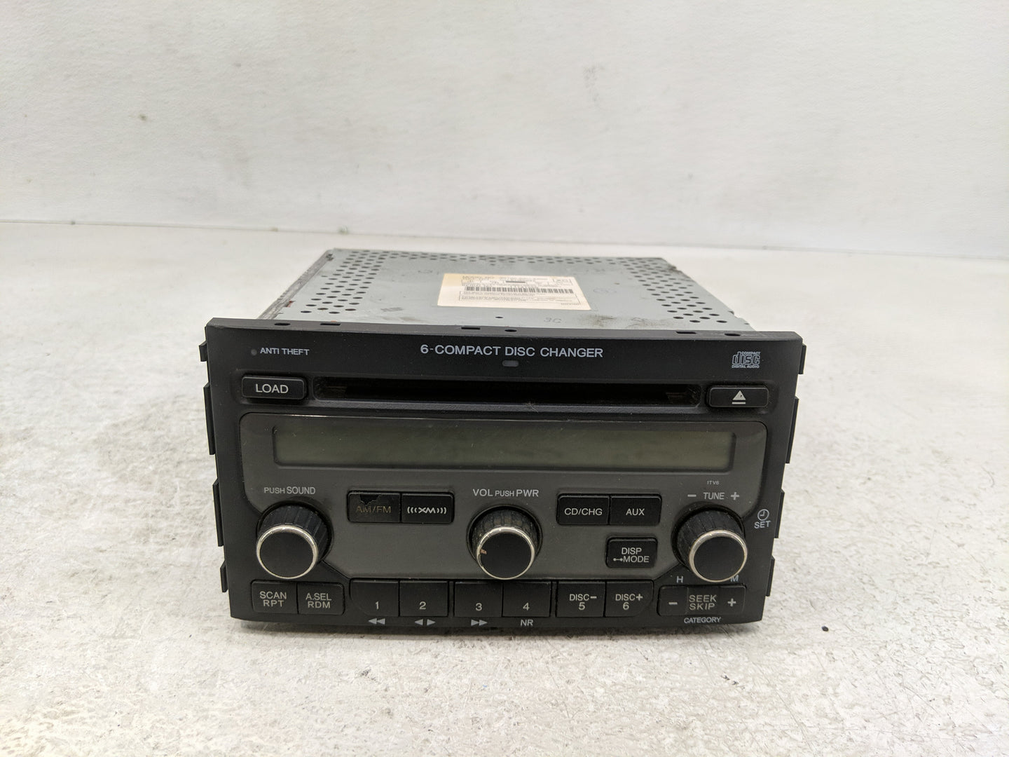 2006-2008 Honda Pilot Radio AM FM Cd Player Receiver Replacement P/N:39100-S9V-A600 Fits Fits 2006 2007 2008 OEM Used Auto P