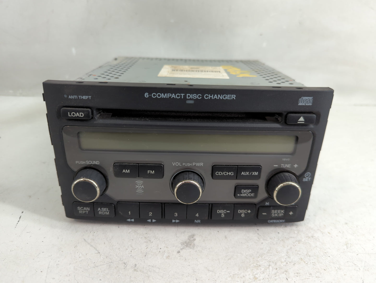 2006-2008 Honda Pilot Radio AM FM Cd Player Receiver Replacement P/N:391100-STW-A100 Fits Fits 2006 2007 2008 OEM Used Auto 