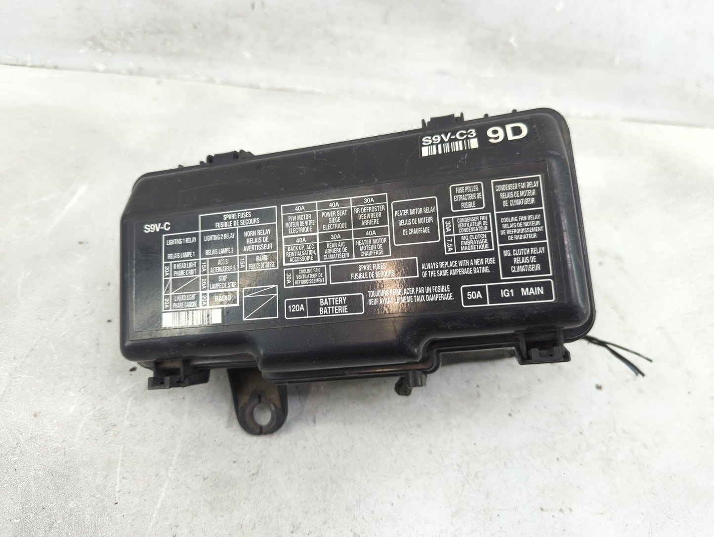 2004-2008 Honda Pilot Fusebox Fuse Box Panel Relay Module Fits Fits 2004 2005 2006 2007 2008 OEM Used Auto Parts - Oemusedau