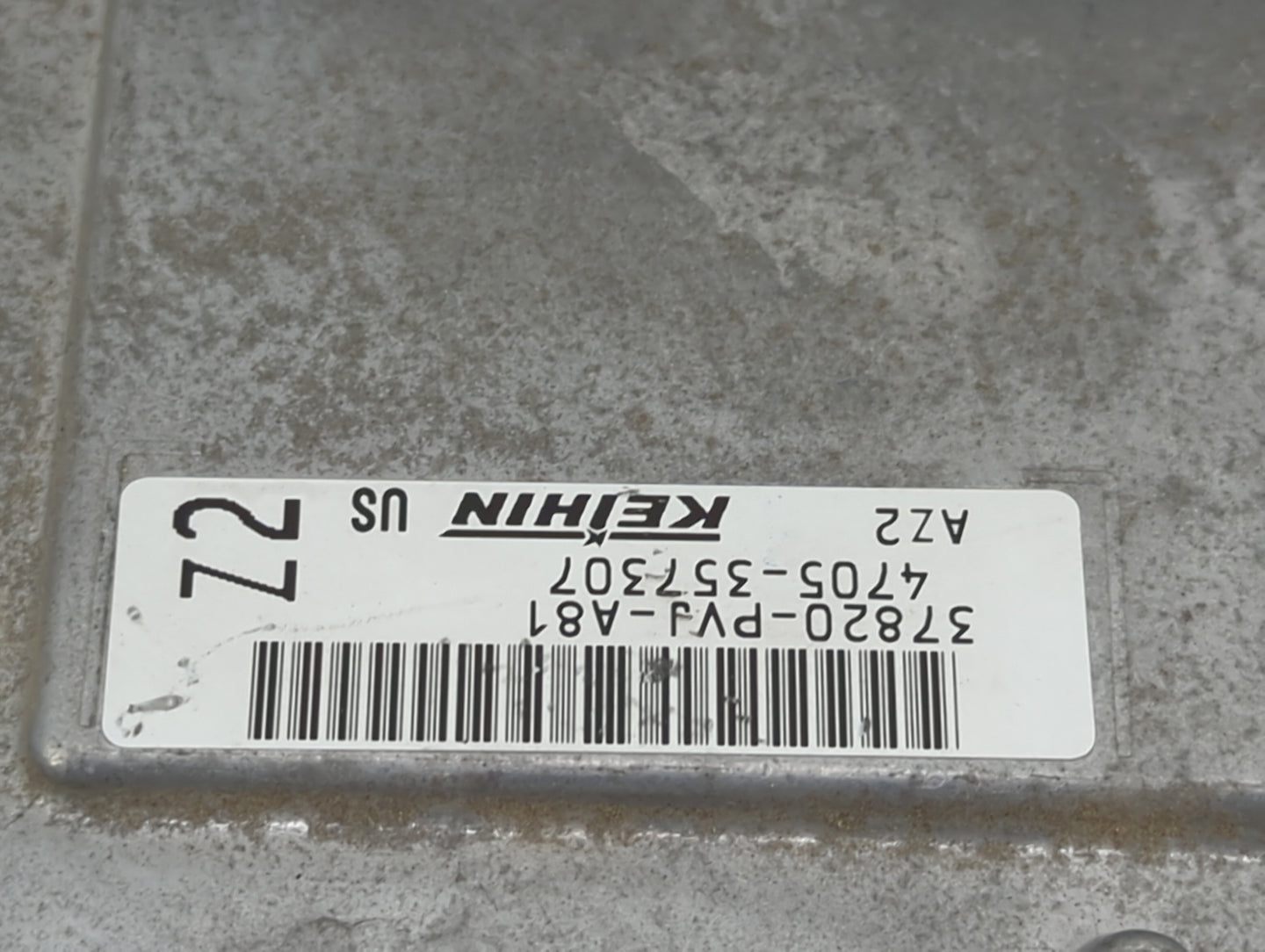 2006-2007 Honda Pilot PCM Engine Control Computer ECU ECM PCU OEM P/N:37820-PVJ-A81 4705-357307 Fits Fits 2006 2007 OEM Used