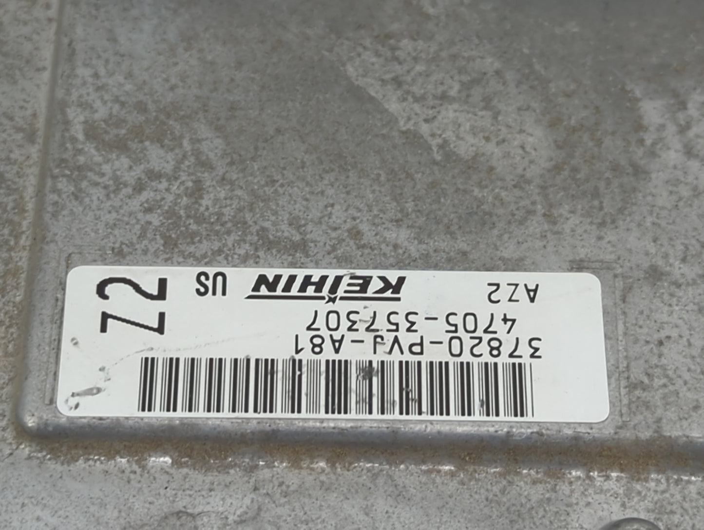 2006-2007 Honda Pilot PCM Engine Control Computer ECU ECM PCU OEM P/N:37820-PVJ-A81 4705-357307 Fits Fits 2006 2007 OEM Used