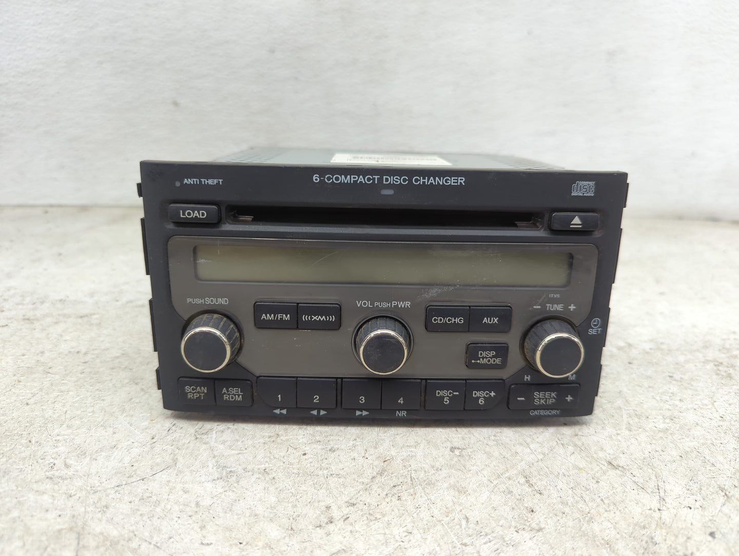 2006-2008 Honda Pilot Radio AM FM Cd Player Receiver Replacement P/N:39100-STW-A200 CQ-EH8561Z Fits Fits 2006 2007 2008 OEM 