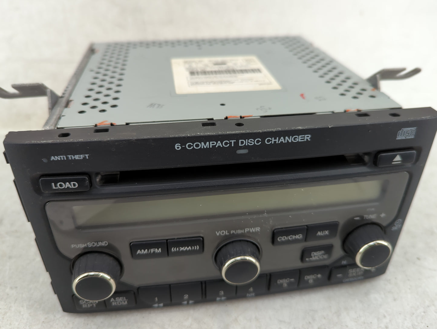 2007 Honda Pilot Radio AM FM Cd Player Receiver Replacement P/N:39100-S9V-A600 CQ-EH8564Z Fits OEM Used Auto Parts - Oemused