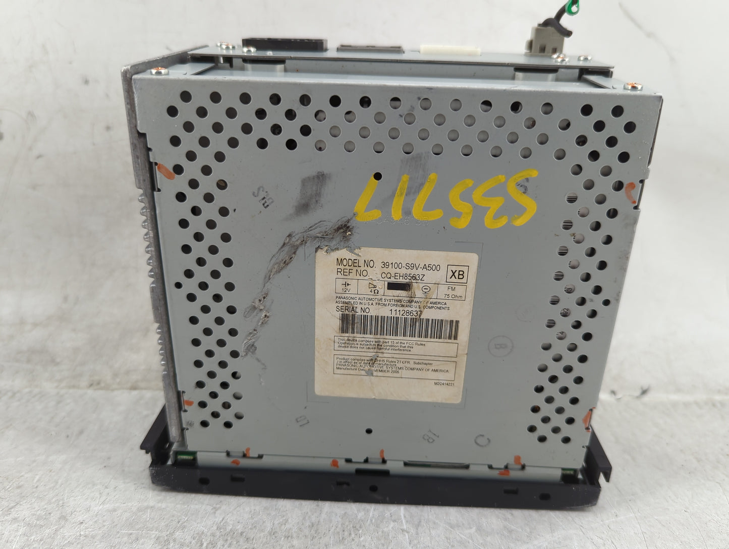 2006-2008 Honda Pilot Radio AM FM Cd Player Receiver Replacement P/N:39100-S9V-A500 CQ-EH8563Z Fits Fits 2006 2007 2008 OEM 