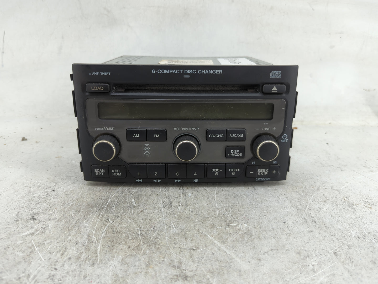 2006-2008 Honda Pilot Radio AM FM Cd Player Receiver Replacement P/N:EH8563123459 M364946194, M364946234 Fits Fits 2006 2007