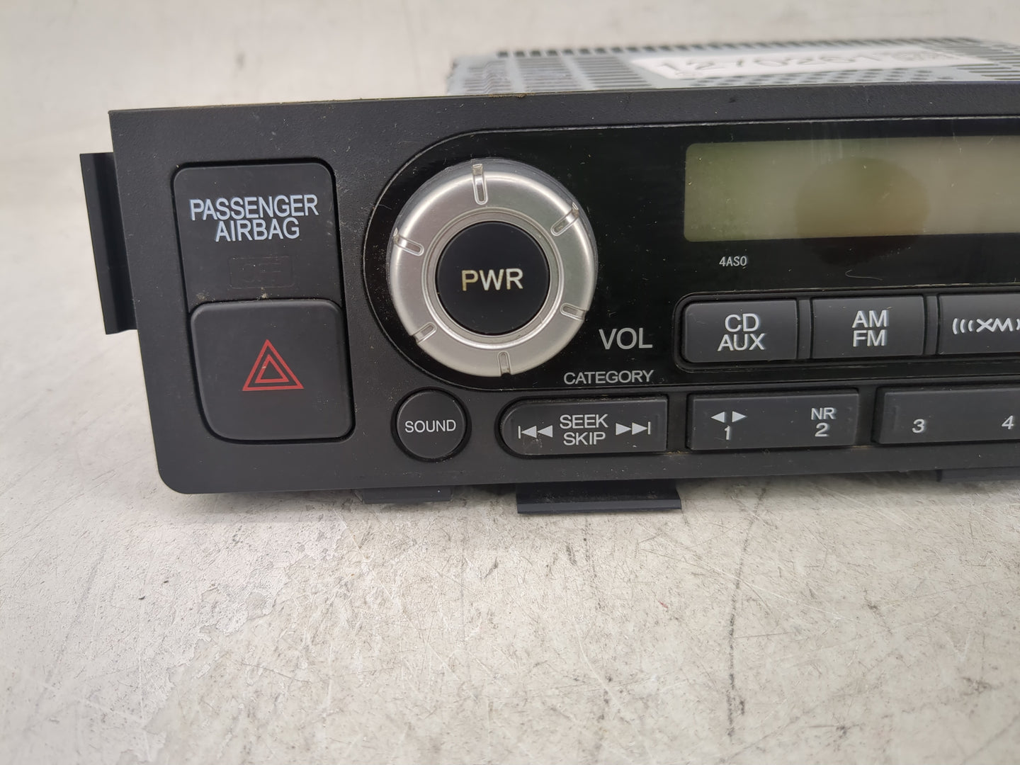 2006-2008 Honda Ridgeline Radio AM FM Cd Player Receiver Replacement P/N:39100-SJC-A400 Fits Fits 2006 2007 2008 OEM Used Au