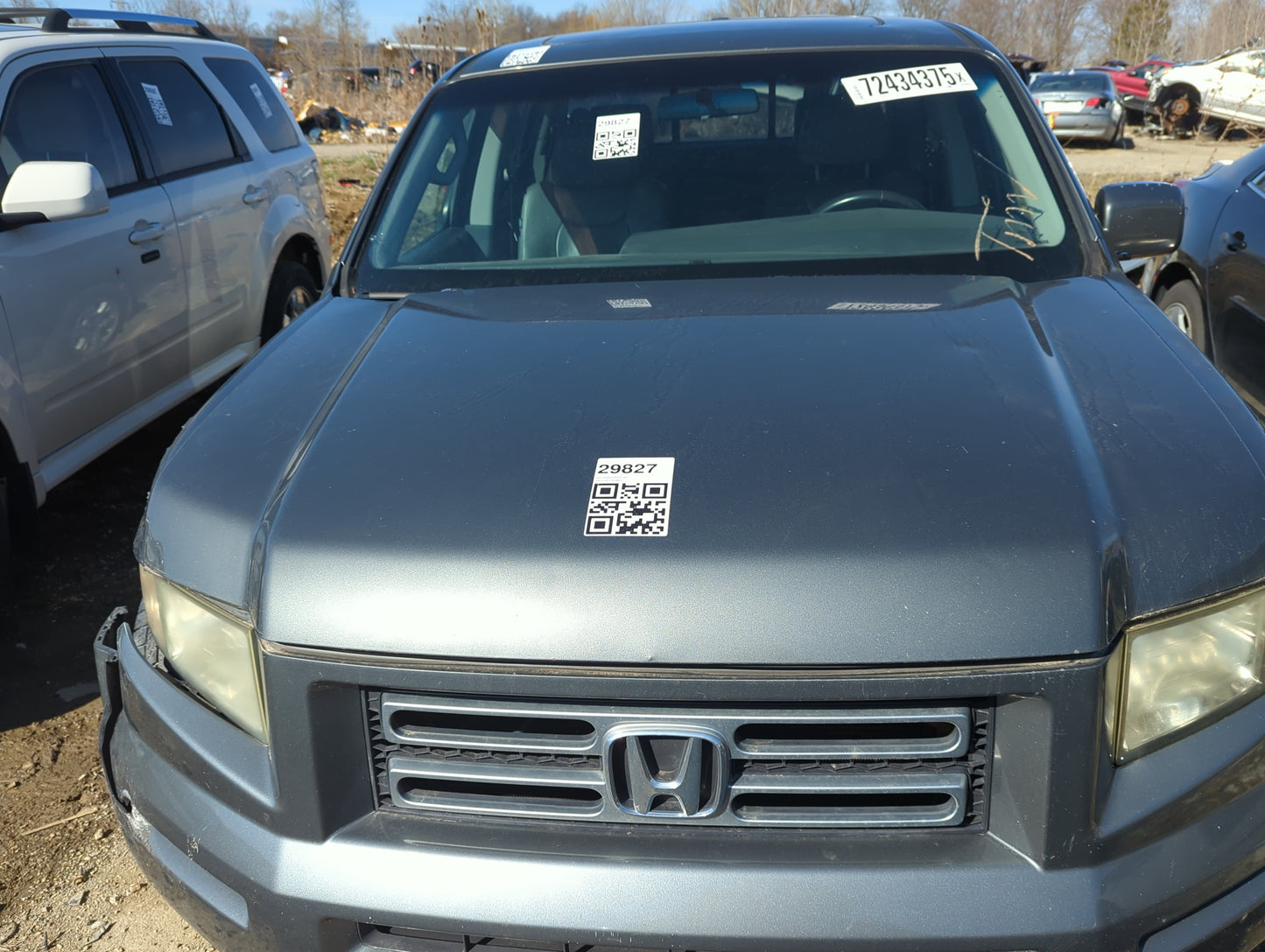 2006-2014 Honda Ridgeline Hood Oem - Oemusedautoparts1.com