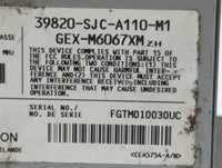 2007-2014 Honda Ridgeline Radio AM FM Cd Player Receiver Replacement P/N:39820-SJC-A110M1 Fits OEM Used Auto Parts - Oemused