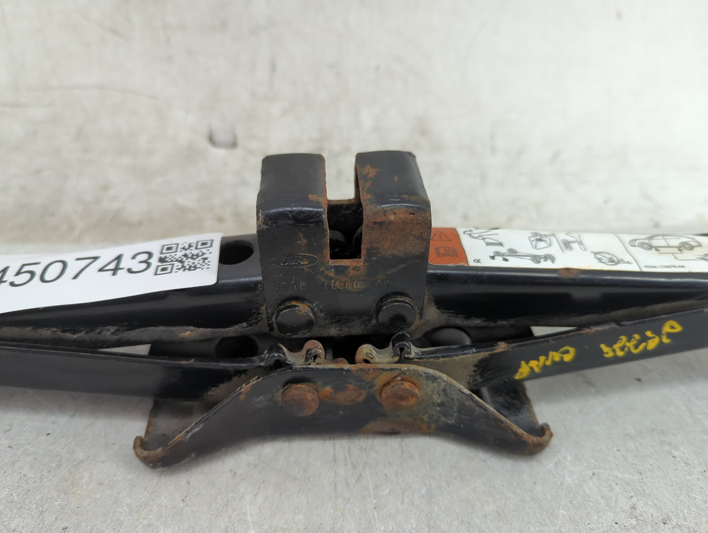2007 Honda Odyssey Odysse Spare Scissor Car Jack - Oemusedautoparts1.com