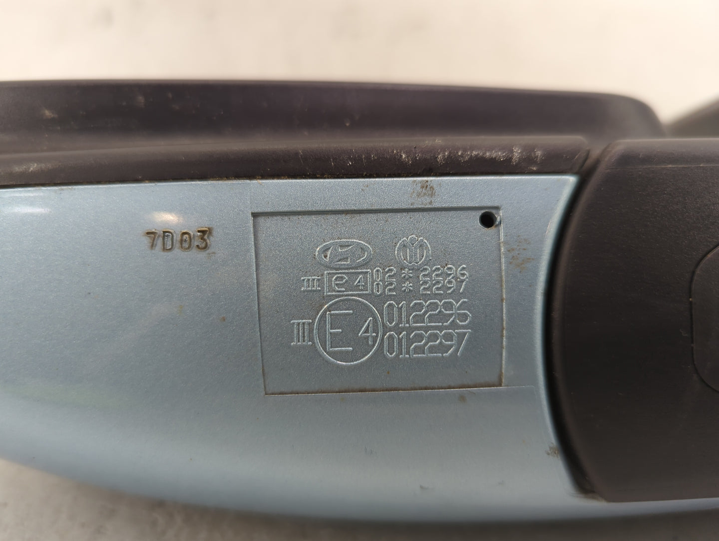2006-2007 Hyundai Accent Driver Side View Mirror - Left Door Mirror OEM Used - Oemusedautoparts1.com