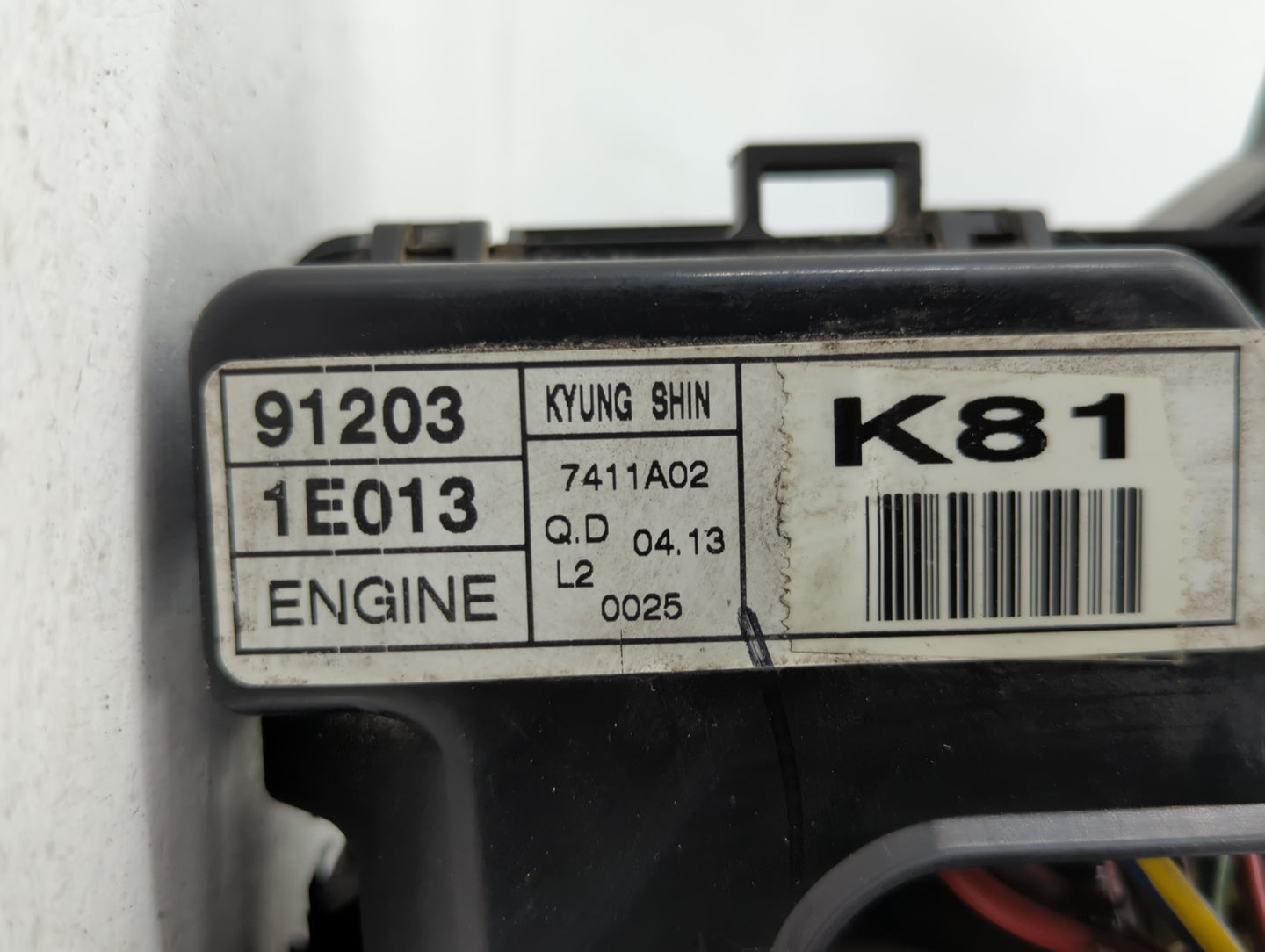 2006-2011 Hyundai Accent Fusebox Fuse Box Panel Relay Module P/N:91203 1E013 Fits Fits 2006 2007 2008 2009 2010 2011 OEM Use